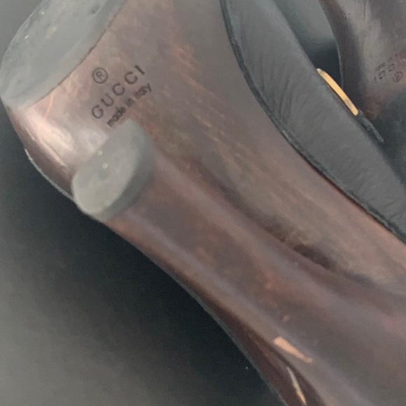 Gucci Black leather clogs - Picture 13 of 16